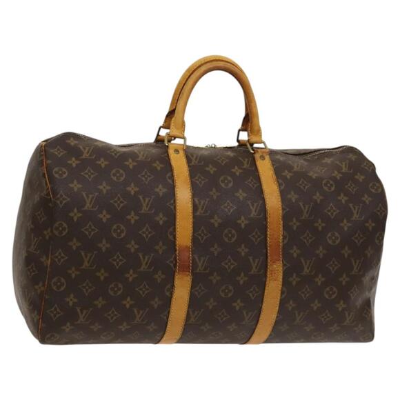 LOUIS VUITTON Monogram Keepall 50 Boston Bag M41426 - Picture 1 of 16